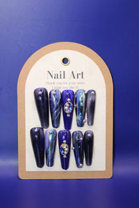Midnight Blues Long Coffin Set