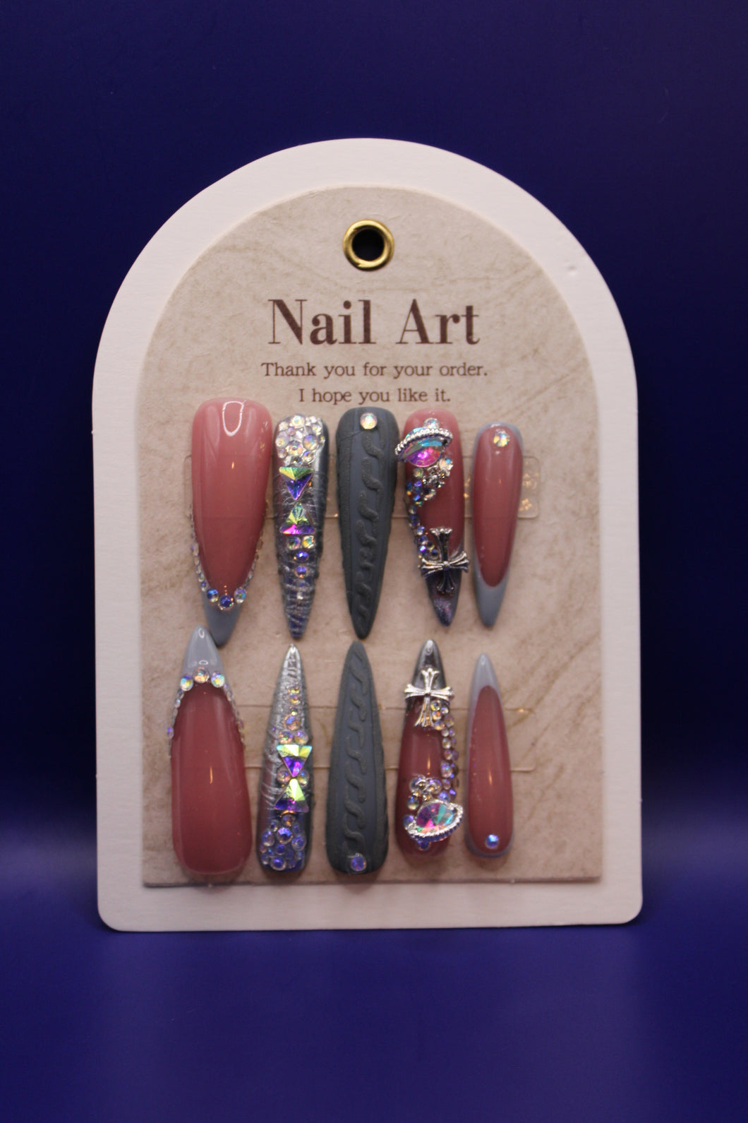 Silver Bells Stiletto Set