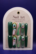 Load image into Gallery viewer, Garland Green Long Square Set
