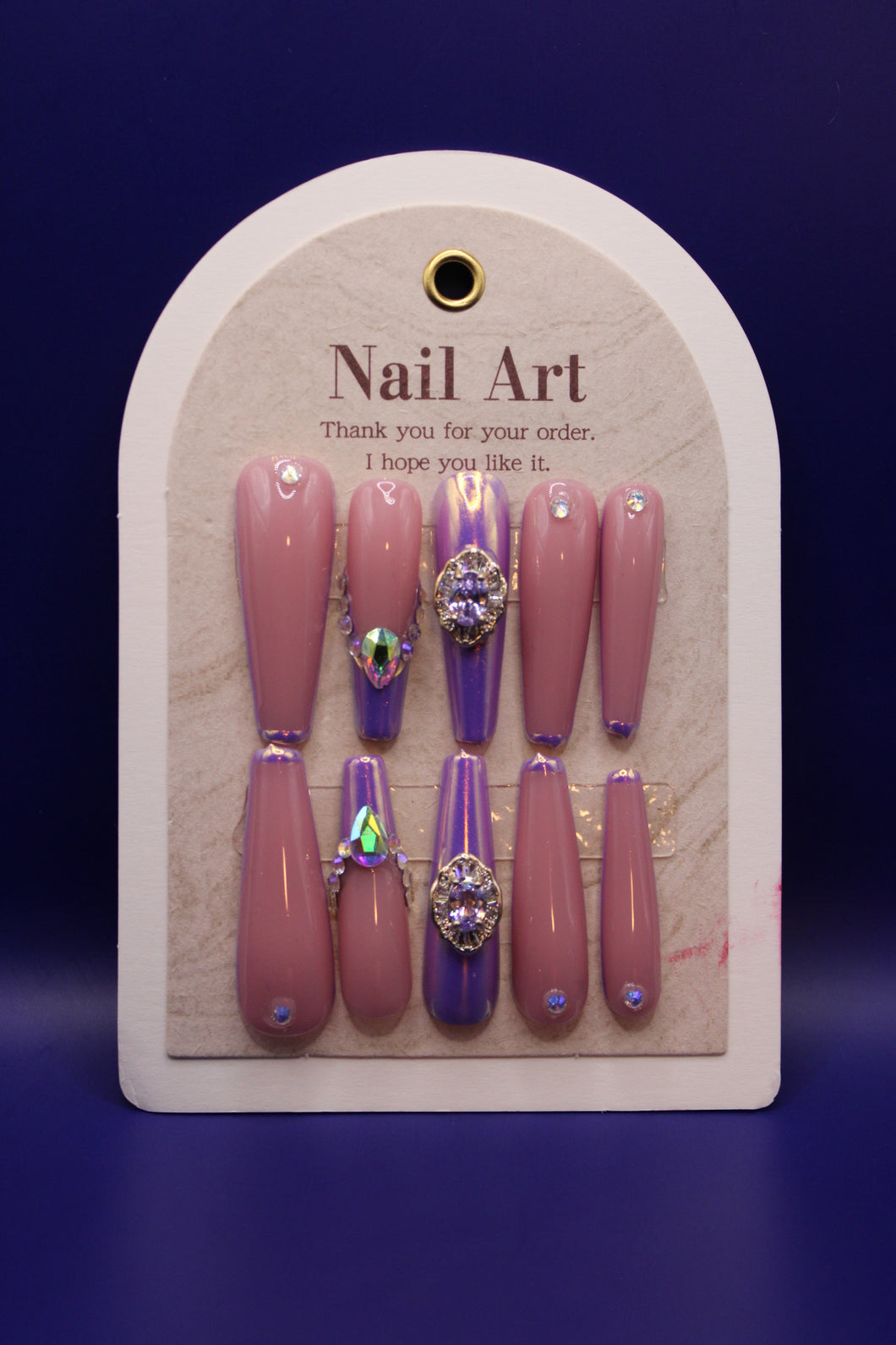Purple Royalty Coffin Set